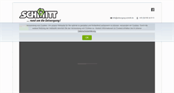 Desktop Screenshot of entsorgung-schmitt.de